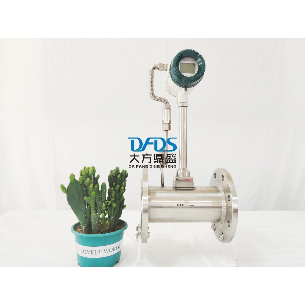 1% Precision DN100 Liquid Water Flow Meters Dioxide Oxygen Hydrogen Methane Steam Gas Vortex FlowMeter for Air