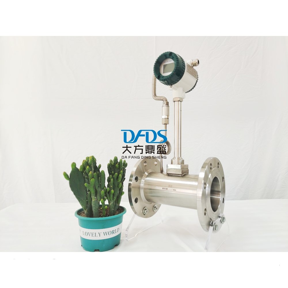1% Precision DN100 Liquid Water Flow Meters Dioxide Oxygen Hydrogen Methane Steam Gas Vortex FlowMeter for Air