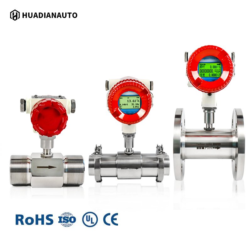 Fuel Dispenser Digital Liquid Turbine Flow Meter Variable Area Air & Gas Flowmeters 4-20ma or Pulse Output 1% or 0.5% CN;ANH
