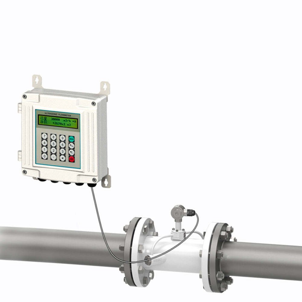 Dopler Ultrasonic Flowmeter Ultrasonic Portable Wall-Mounted Heating Flow Meters Liquid Ultrasonic Flow Flowmeter for Sale