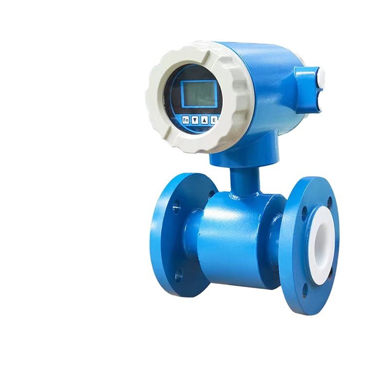 Hot Sell Intelligent Electromagnetic Flowmeter 4-20mA Wastewater Slurry Liquid Dn50/100 Electromagnetic Sewage Flowmeter