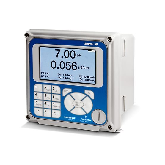 Rosemounts Analytical Analysis Meter Model 56 Process Controller Model 56-02-20-30-HT-CC Emerson High Quality Hot Sell
