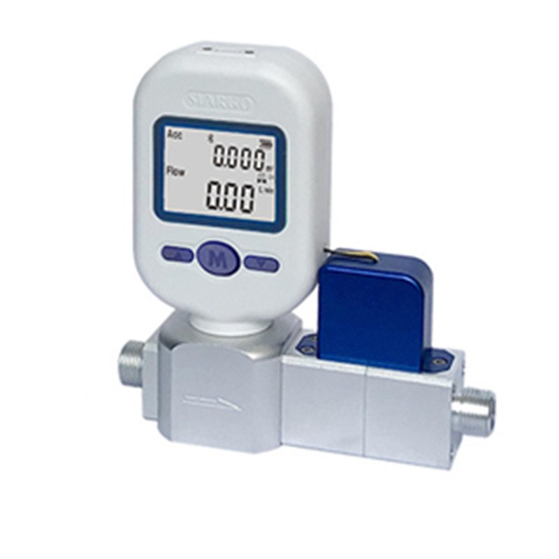 Yunyi Digital Vortex Flow Meter Mass Air 20 Lpm Stainless Steel Plastic Construction Thread Connection Gas Measurement OEM