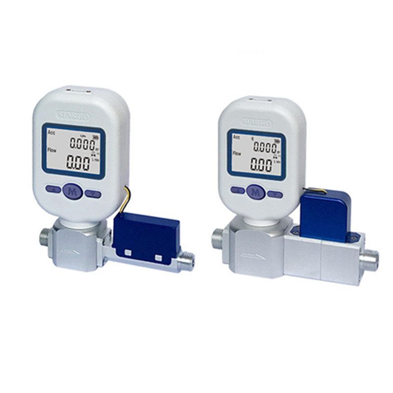 Yunyi Digital Vortex Flow Meter Mass Air 20 Lpm Stainless Steel Plastic Construction Thread Connection Gas Measurement OEM