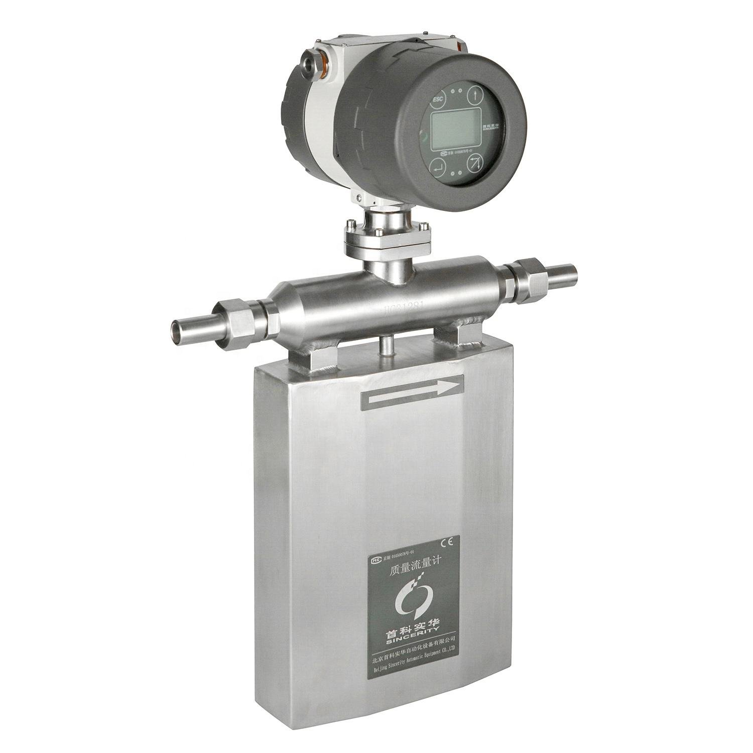 U Shape Wholesale One Touch Thermal Gas Mass Flowmeter, Coriolis Force Mass Air Gas Flow Meter