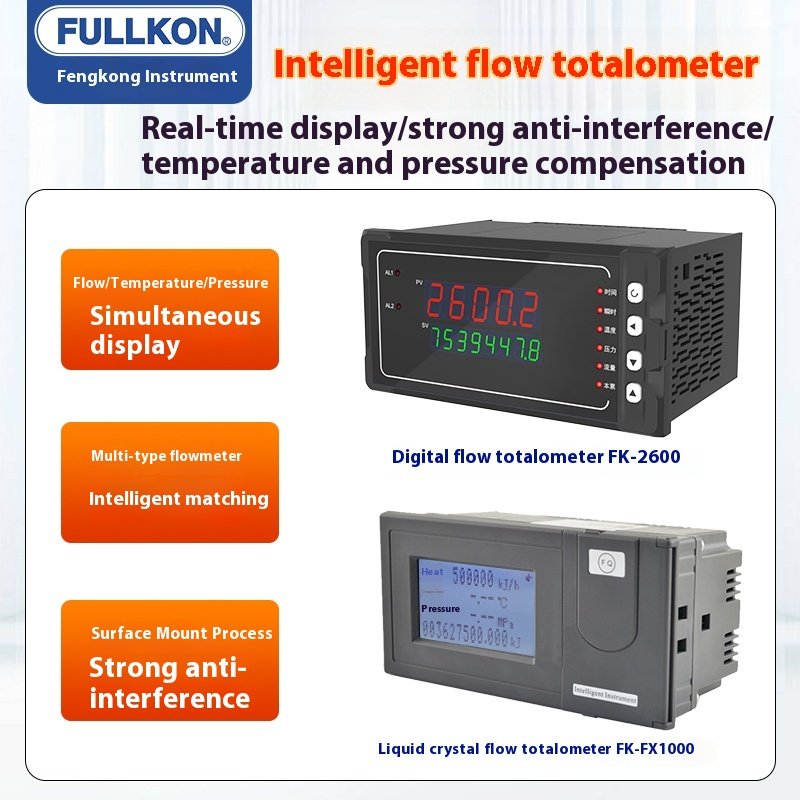 LUGB Customizable DN80 Integral Flowmeter Split Vortex Gas/Compressed Air/Boiler Steam/Nitrogen/Oxygen Meter for Liquids