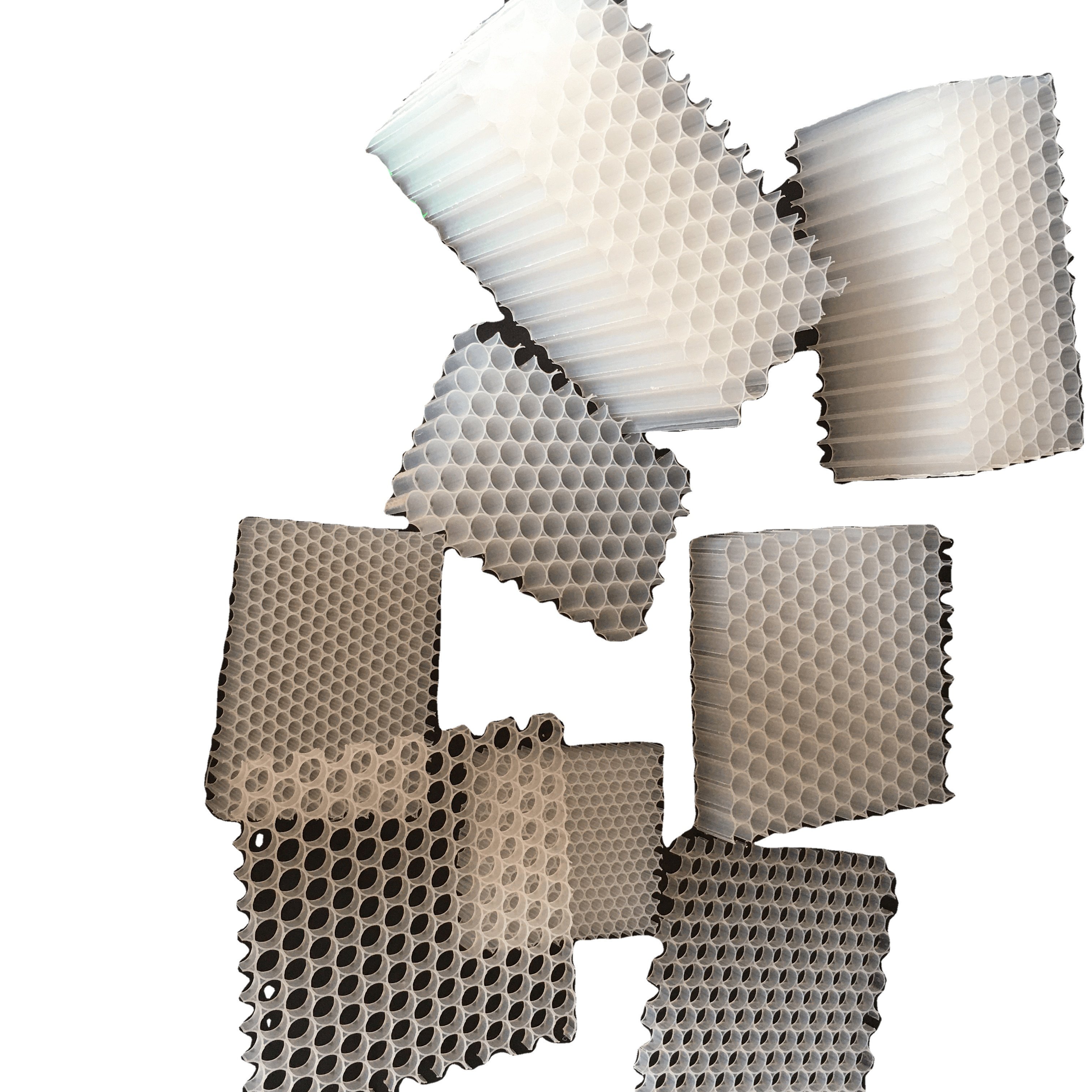 Lightweight Translucent Polypropylene Honeycomb Decorative Board PP Honeycomb Panels Plastic Boards
