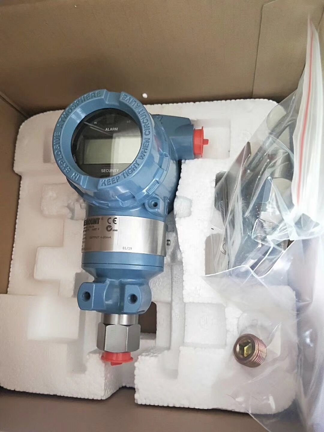 Original Flanged Magnetic Flow Meter Sensors 3051T-G-2-A-2B-1-A-B4-E5-Q4-M5 2051TG1A2B21BS5B4M5D4QGA1003