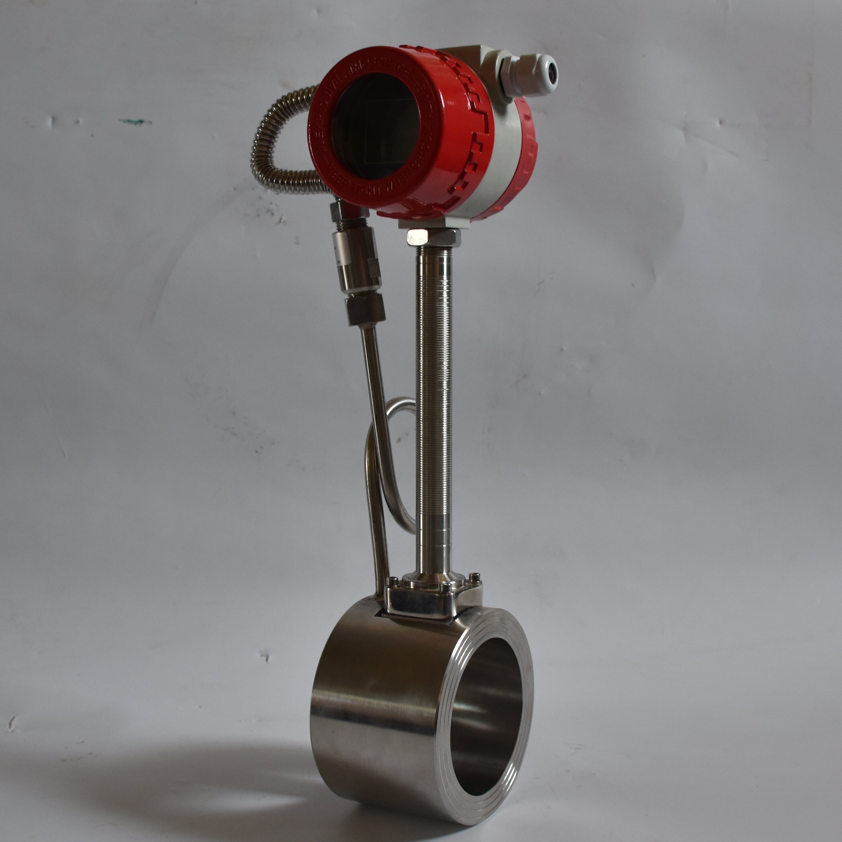 4-20mA Pulse Digital Gas/Air Flowmeter Methane Nitrogen Vortex Flow Meter for LPG Gas Superheated Ste