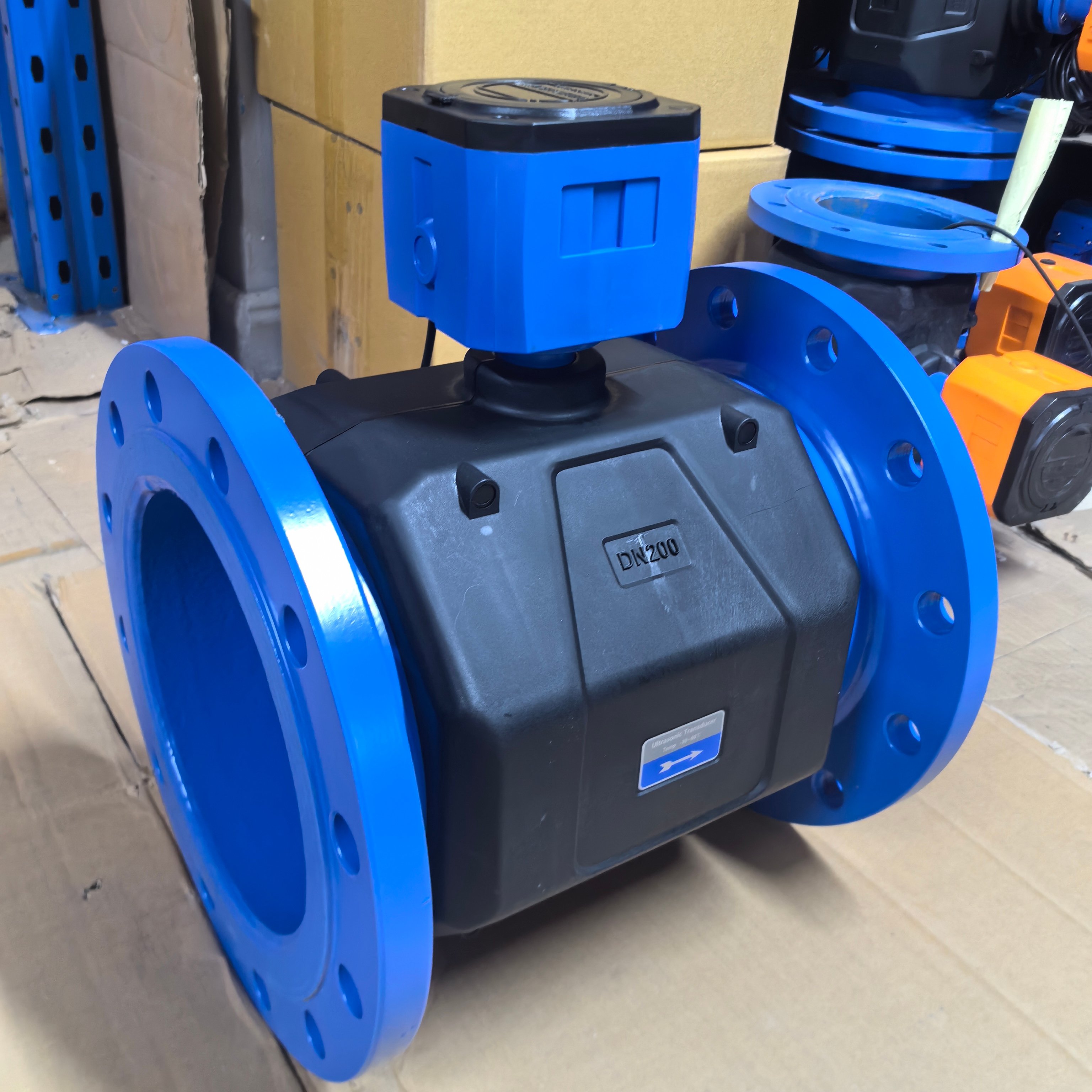 High Performance IP68 Protection RS485 Sandwich-typed Ultrasonic Water Meter DN80 Ultrasonic Flowmeter RS485 Flow Meter