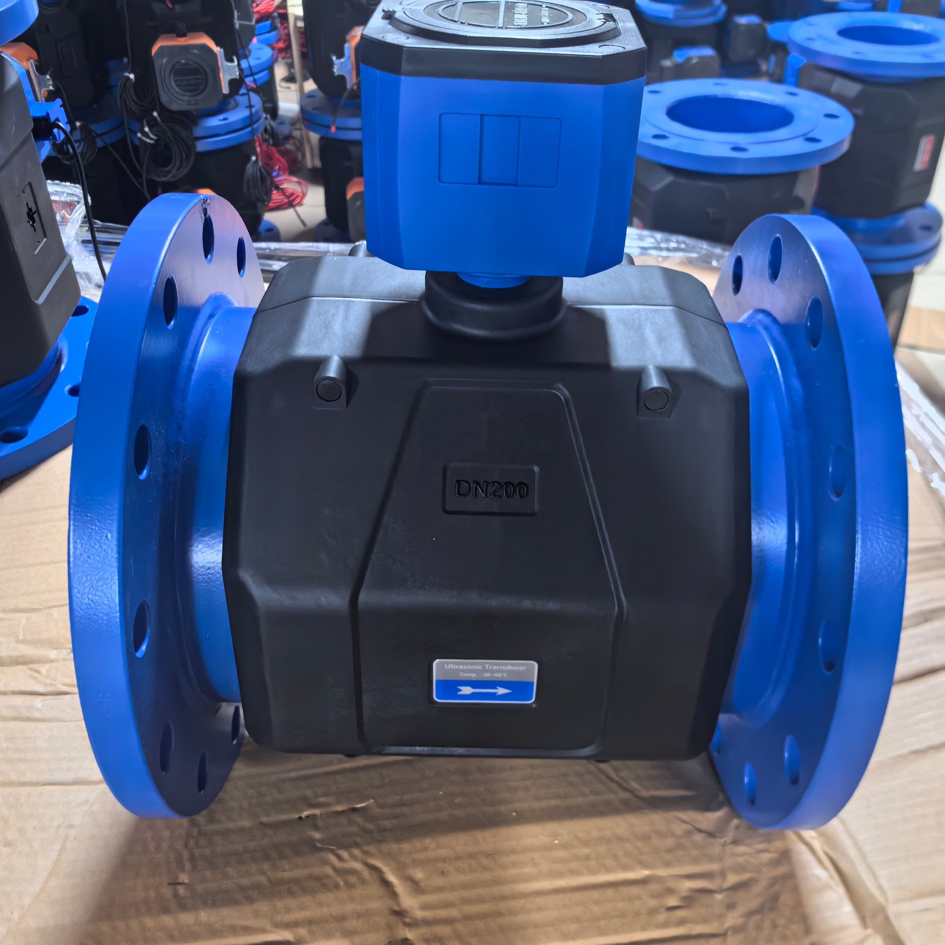 High Performance IP68 Protection RS485 Sandwich-typed Ultrasonic Water Meter DN80 Ultrasonic Flowmeter RS485 Flow Meter