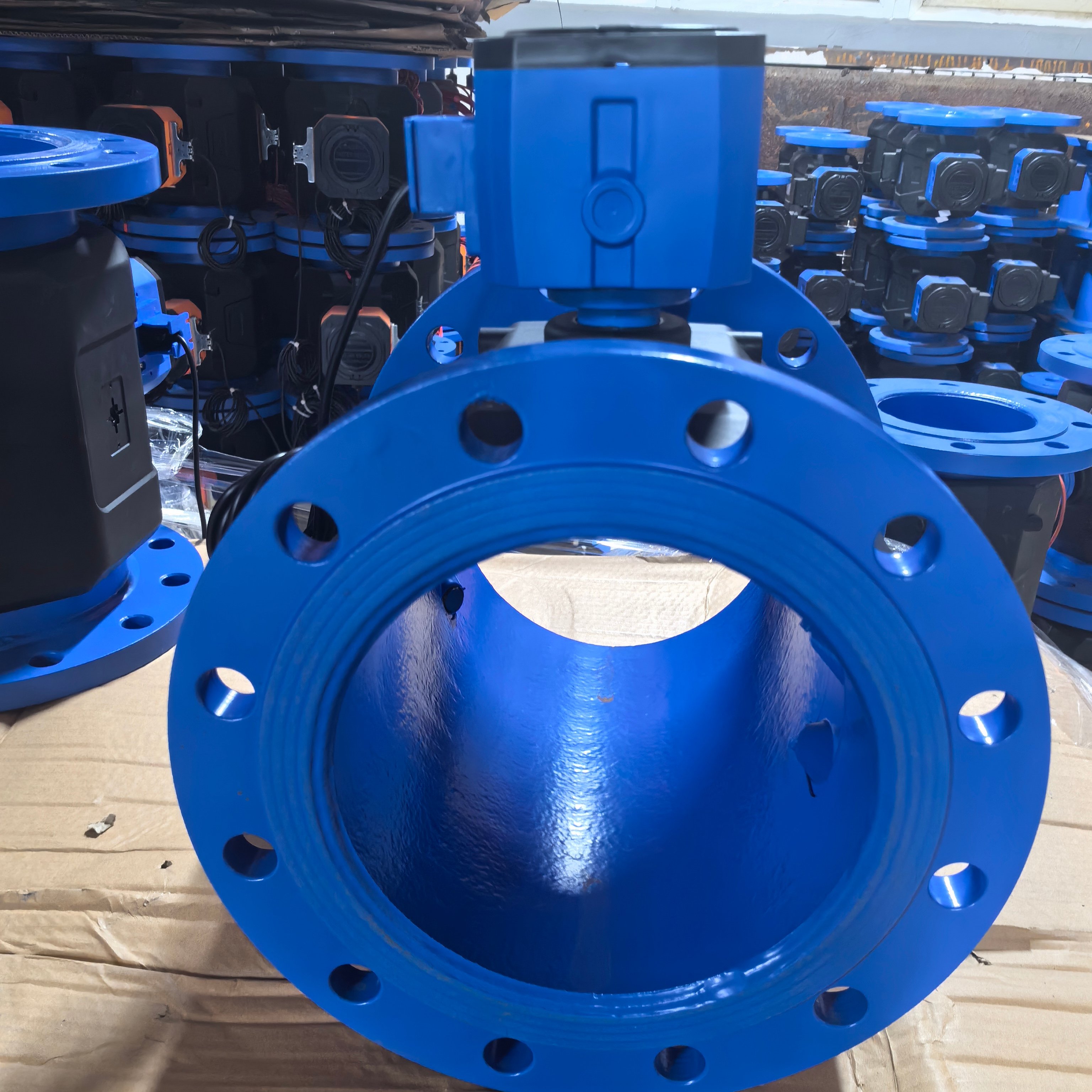 High Performance IP68 Protection RS485 Sandwich-typed Ultrasonic Water Meter DN80 Ultrasonic Flowmeter RS485 Flow Meter