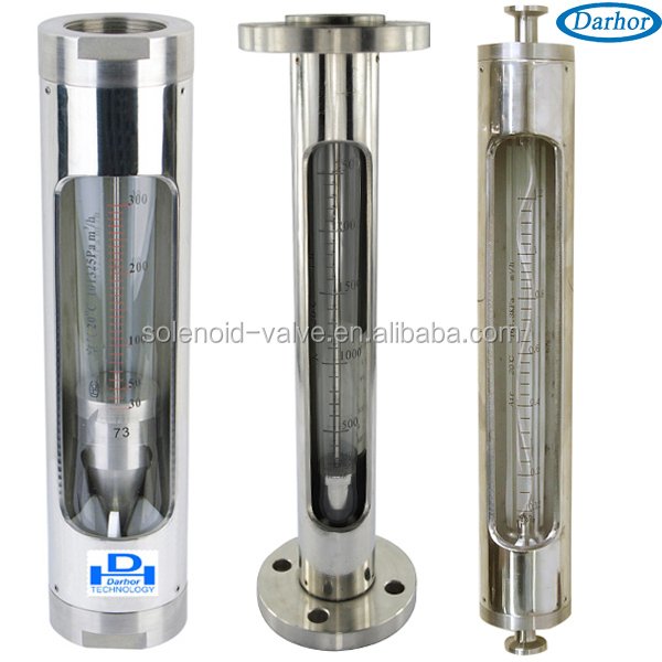 VA30S High Precise Sight Glass Tube Flowmeter Sanitary Clamp Flange Thread Water Flow Meter Rotameter
