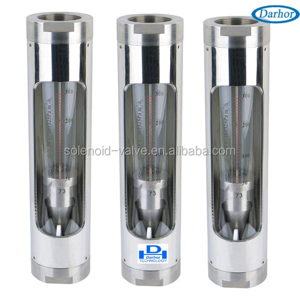 VA30S High Precise Sight Glass Tube Flowmeter Sanitary Clamp Flange Thread Water Flow Meter Rotameter