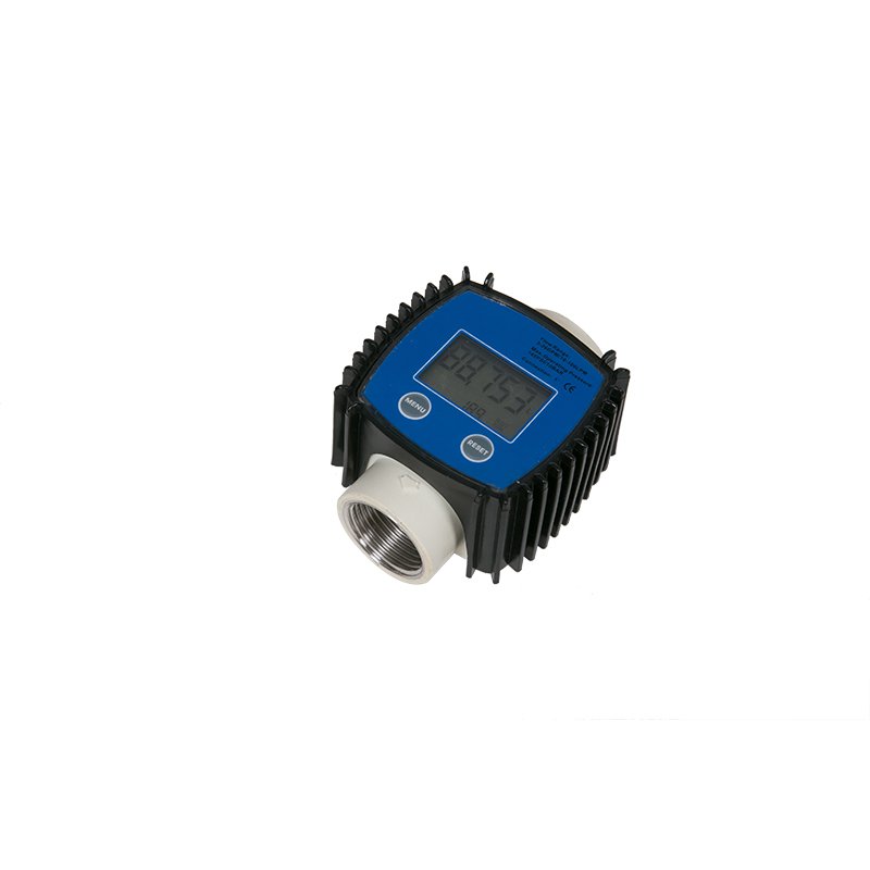 Aluminum Electronic Turbine Fuel Flow Meter With NPT Counter Instant Aluminum Alloy Pipe