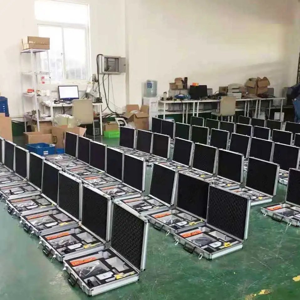DN15 ~20 6000mm Tuf-2000h Digital Flowmeter Non Contact Ultrasonic Flow Meter Portable