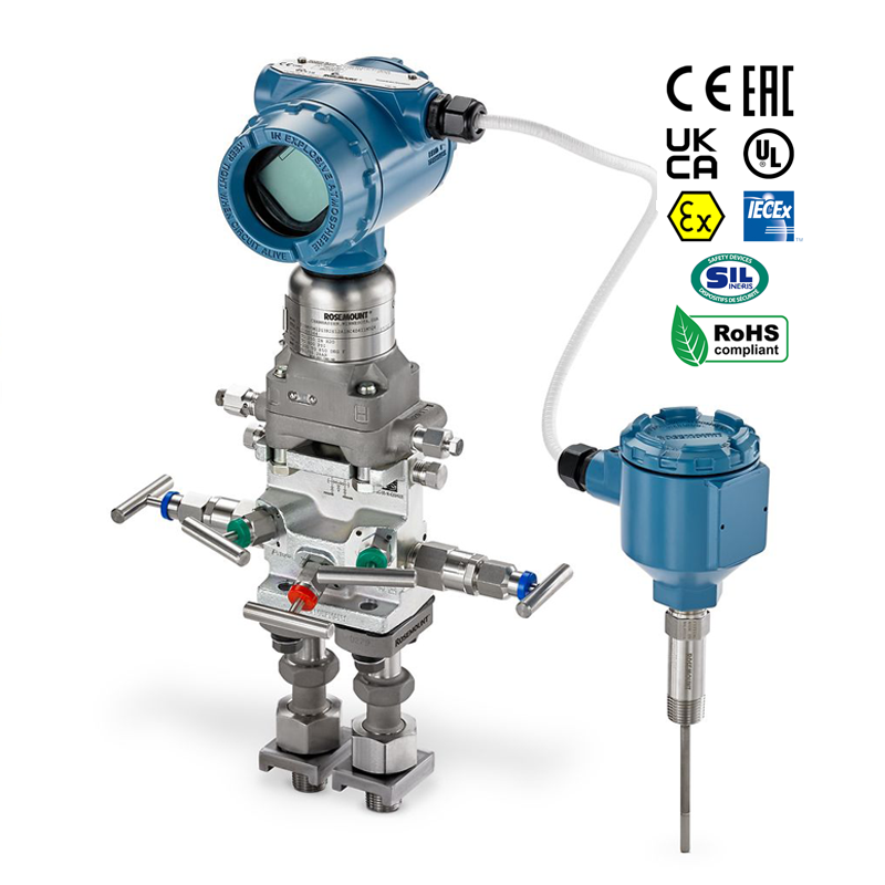 New Digital Differential Pressure Gauge Water Pressure Transmitter 4-20mA Smart Differential Pressure Transmitter for Flow Meter