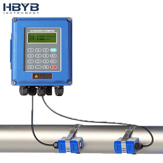 Wall Mounted Ultrasonic Flowmeter With Memory Card Water Flow Meter Modbus Protocol Flow Meters
