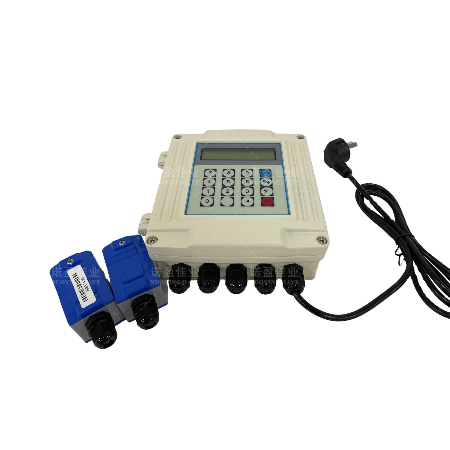 Water Flow Meter Dn20-6000mm Portable Digital Flow Meter Hand Held Clamp on Portable Ultrasonic Flowmeter