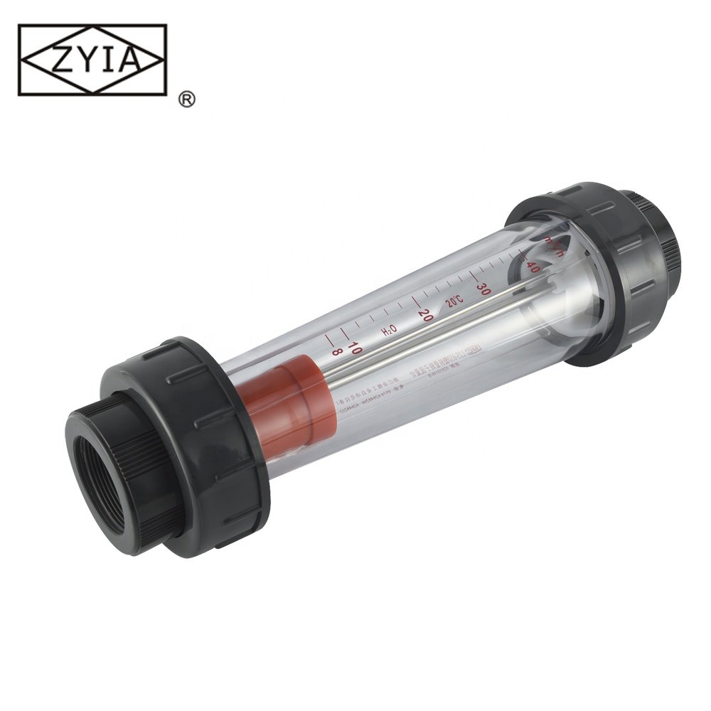 LZS-15F Hot Sales Mechanical Plastic Portable Water Flowmeter Water Inline Rotameter