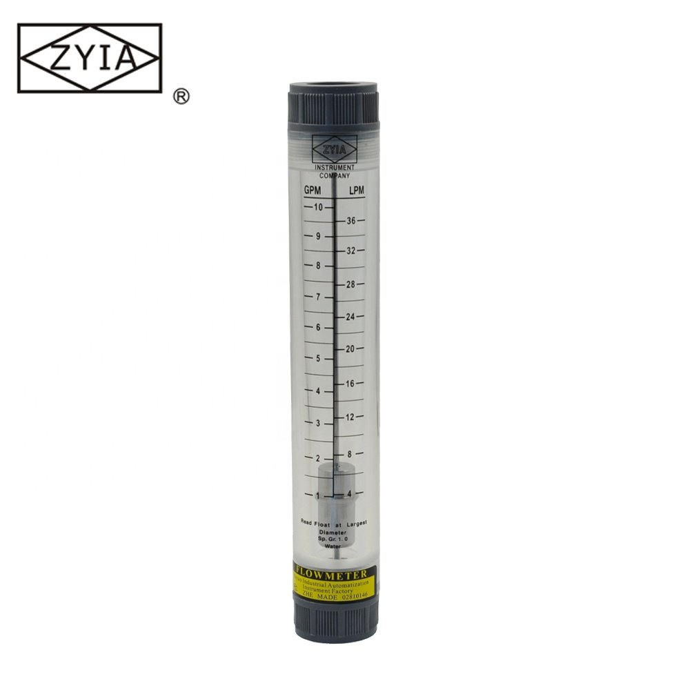 LZM Series Acrylic Flow Meter Rotameter Stainless Steel Mechanical 2" Flow Meter for Water Treatment Parts