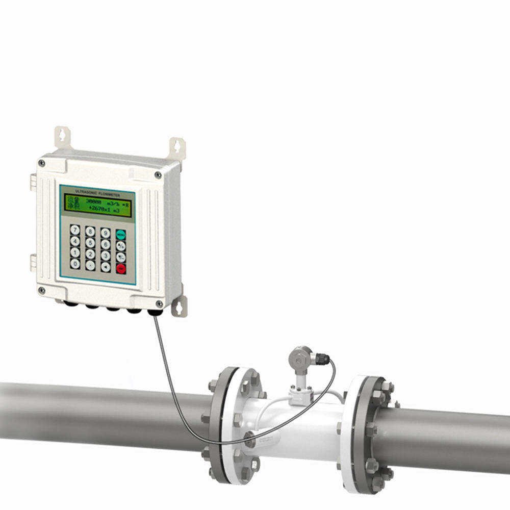 Intelligent Ultrasonic Doppler Flow Meter Open Channel Liquid Mass Water Meter with Gas Sensor OEM Customizable