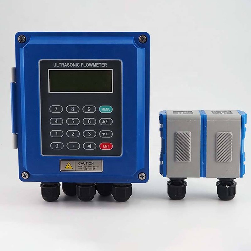 New DN6~DN2000 Portable Wall Mounted Clamp-on Ultrasonic Water Flow Meter