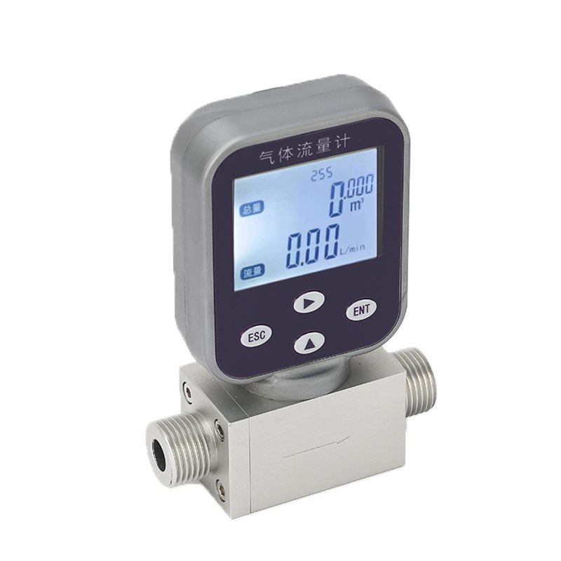JIANT Thermal Mass Gas Flowmeter Nitrogen Oxygen Hydrogen Helium Argon Methane Propane Strip With485