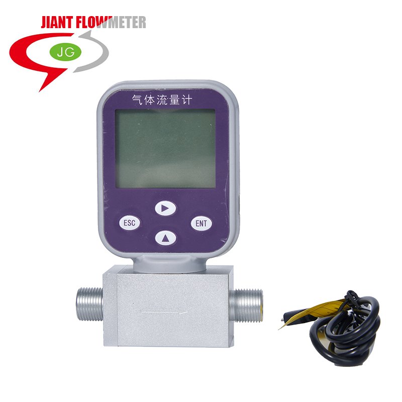 JIANT Thermal Mass Gas Flowmeter Nitrogen Oxygen Hydrogen Helium Argon Methane Propane Strip With485