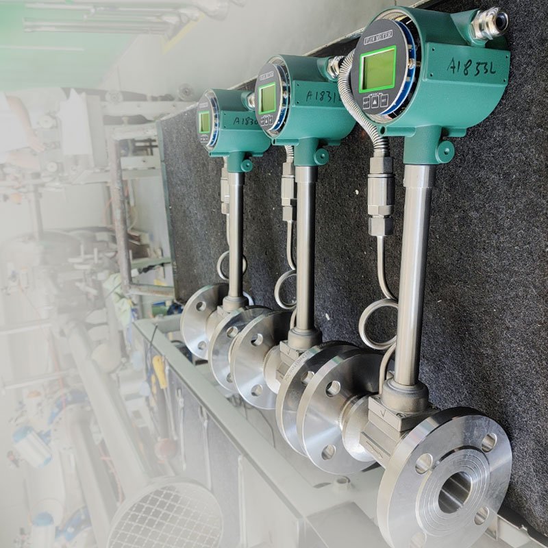 RS485 vortex Co2 Flowmeter Steam vortex air Flow Meter Price Compressed air Flow Meter