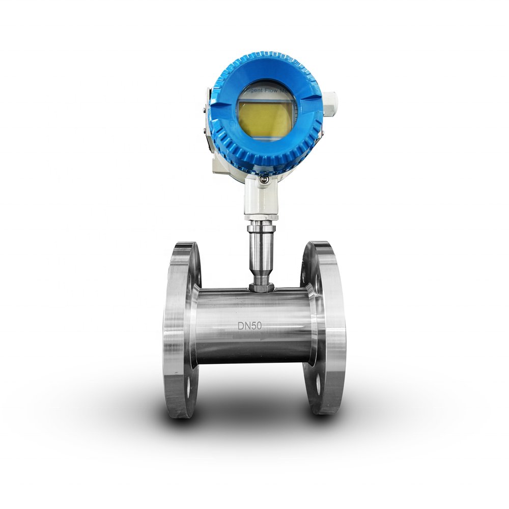 4-20mA Turbine Flow Meter DN200 Liquid Oil Turbine Water Flow Meter Sensor Pulse Turbine Flowmeter