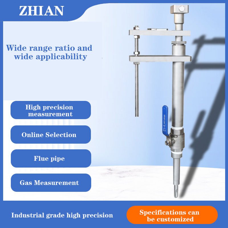Customized Large Diameter Insertion Average Velocity Tube Annubar Flowmeter OEM Supported for Gas Water Medium Verabar Flowmeter
