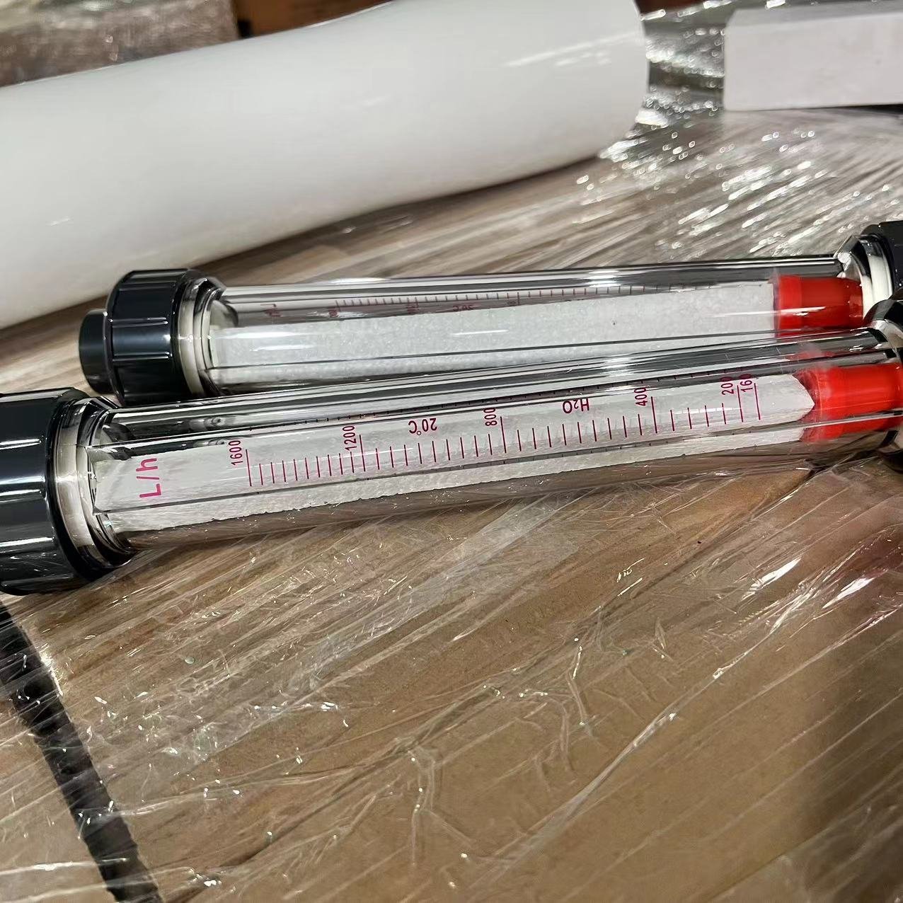 STARK Series Acrylic Rotameter 1/4 Liquid Flow Meter 0-5 Gpm(Panel Mount)