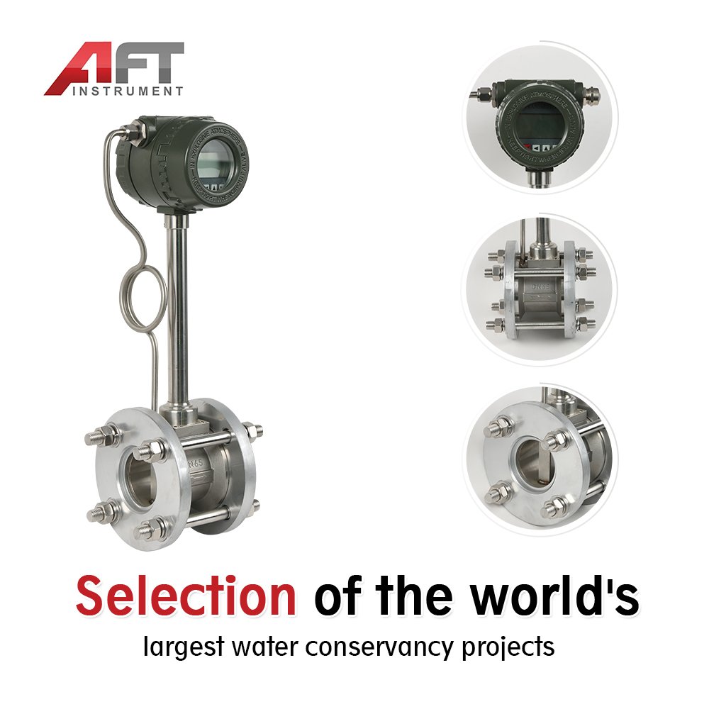 316L vortex Steam Meter Vortex Gas Water Flow Meter