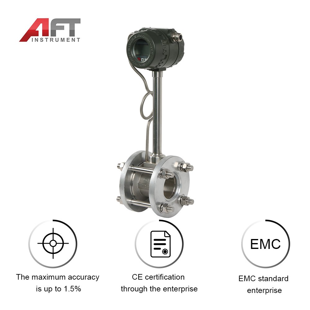 316L vortex Steam Meter Vortex Gas Water Flow Meter
