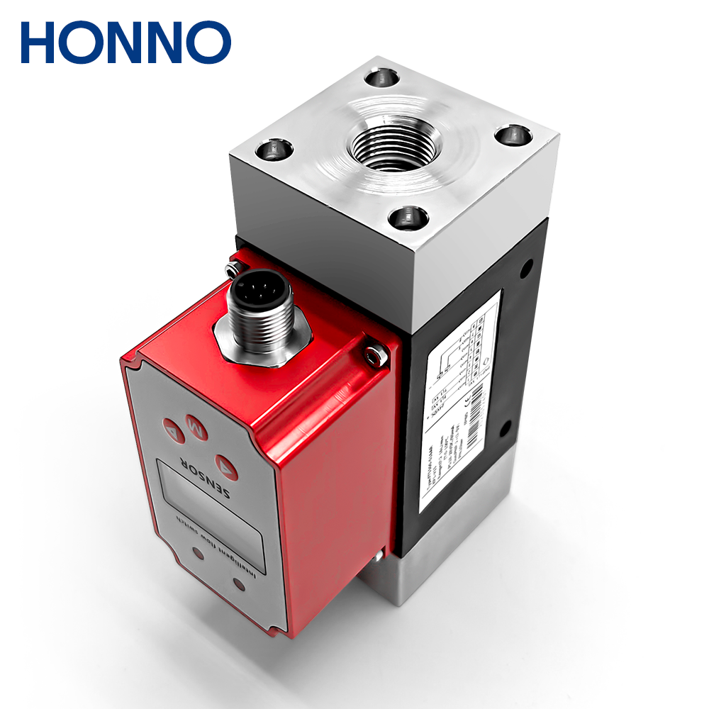 LCD Display Flow Sensor Controller Air Mass Natural Gas Flow Meter Mass Portable air Flow Meter Sensor