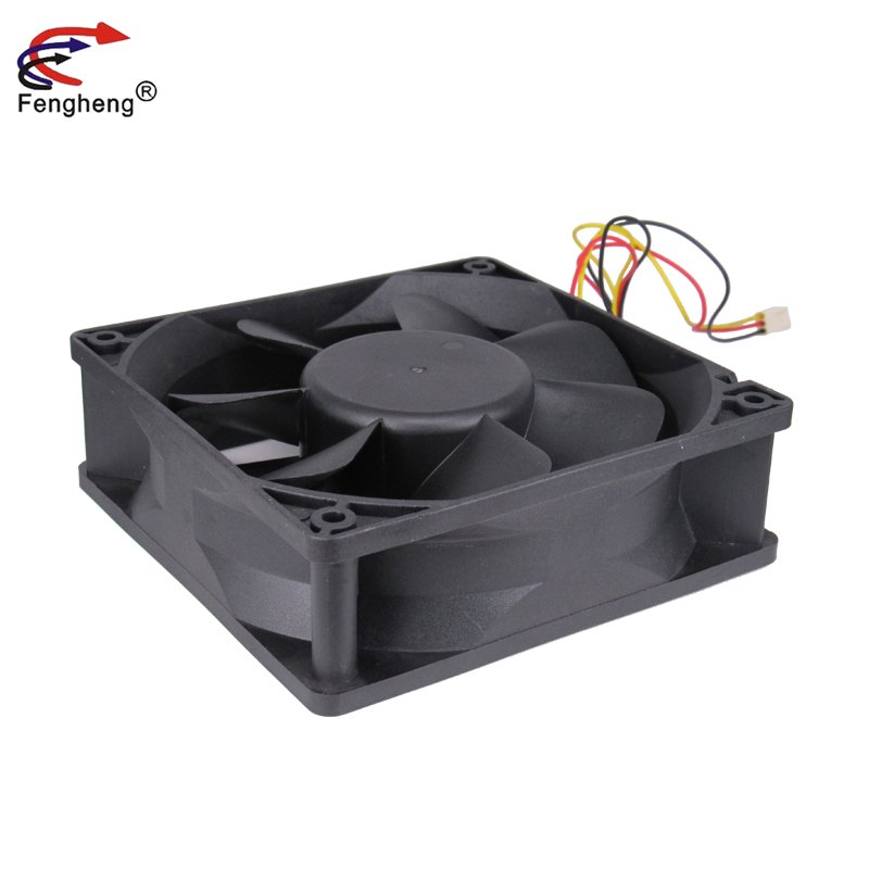 Factory Direct 4.72'' 12038 DC 12V/24V 1300/1500RPM Cooling Fan for Refrigerators