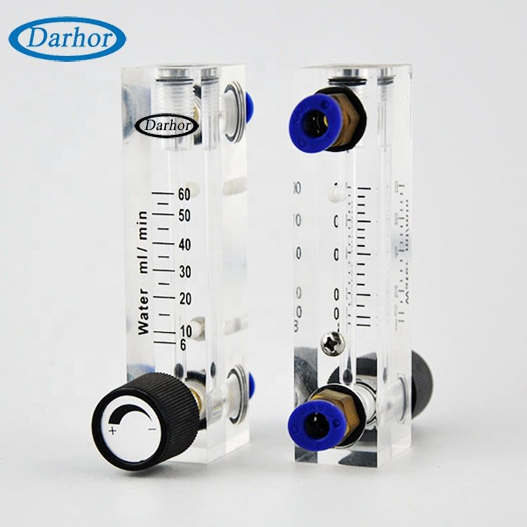 Low Flow Gas Rotameter Flowmeter N2 Flow Meter with PP Fitting