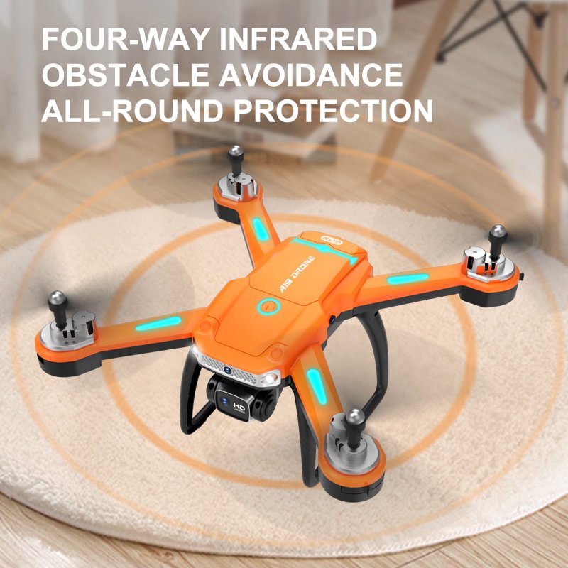 Cheapest A19 Drone with 4K Camera and GPS WIFI Optical Flow Helicopter Long Range Hover air Drone