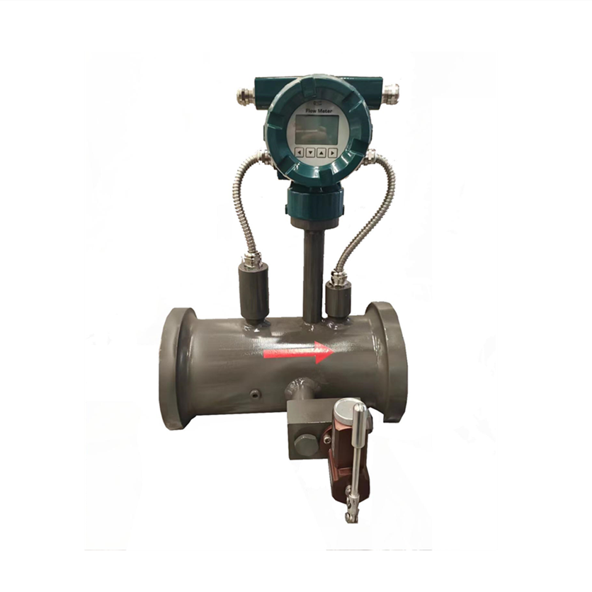 4'' DN100 Gas Turbine Flowmeter for Air Nitrogen Oxygen Hydrogen Methane Natural Gas Compressed air with Pulse Output
