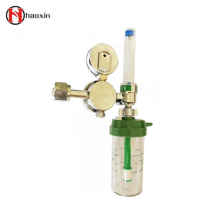 Good Quality Full Brass Medical Oxygen Regulator with Flow Meter and Humidifier