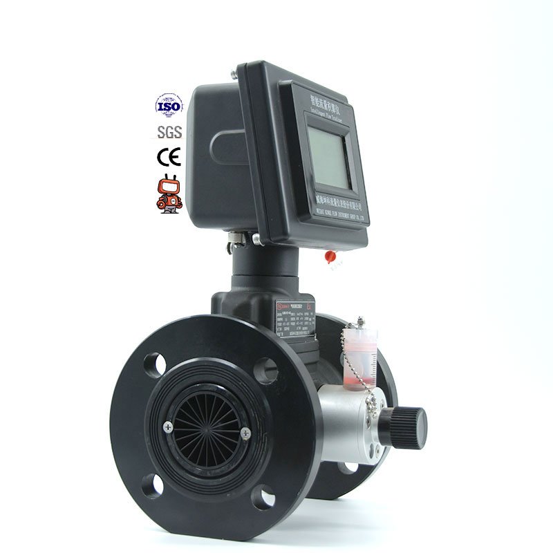 4 20 MA RS485 Digital Flow Meter Stainless Steel Construction Measures LPG Butane N2 Gas Liquid Water Oil OEM Supported LCD Air