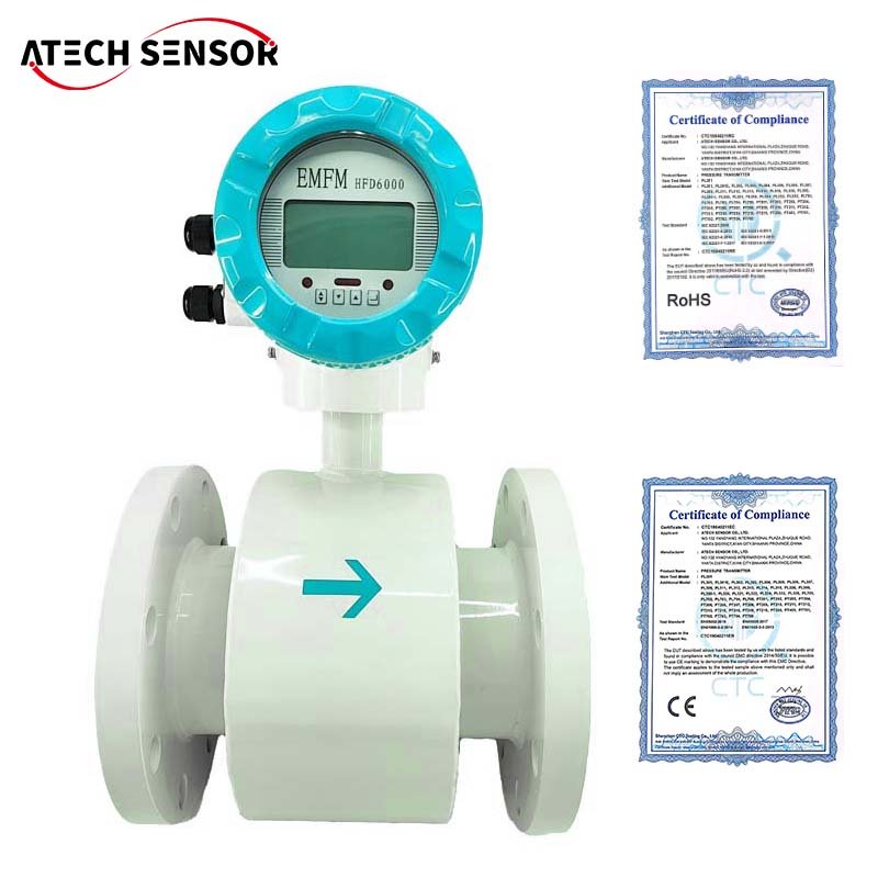 High-precision Pipeline Electromagnetic Flowmeter Used in Steel Power Industry