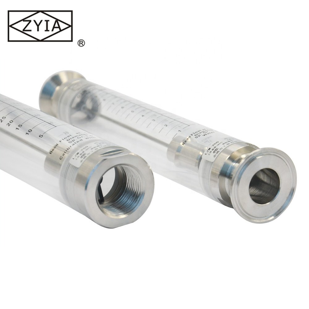 LZM-15G Chape Price Acrylic Inline Natural CO2 Gas Flow Meter
