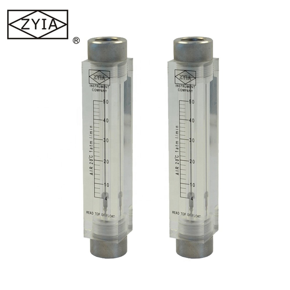 LZM-15G Chape Price Acrylic Inline Natural CO2 Gas Flow Meter