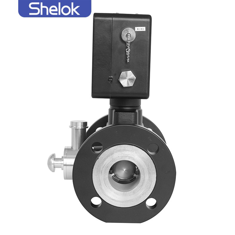 Shelok Hight Precision Wet Gas Flow Meter Lwq Gas Turbine Flow Meter Petroleum Butane Air Turbine Flowmeter With Digital Display