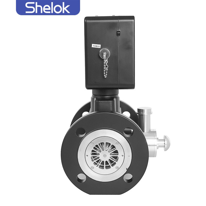 Shelok Hight Precision Wet Gas Flow Meter Lwq Gas Turbine Flow Meter Petroleum Butane Air Turbine Flowmeter With Digital Display