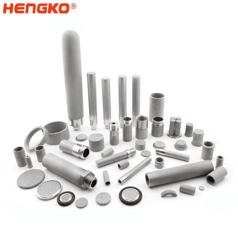 HENGKO Custom 0.1 to 90 Microns 316 Sintered Stainless Steel Titanium Sintering Filter Element