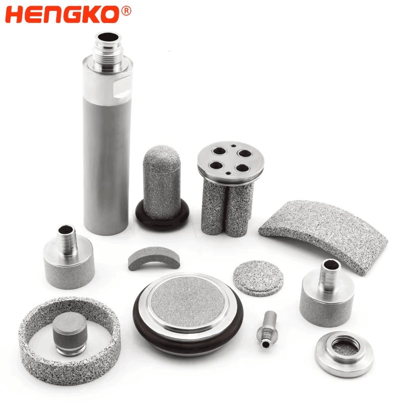 HENGKO Custom 0.1 to 90 Microns 316 Sintered Stainless Steel Titanium Sintering Filter Element