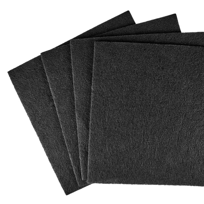 Custom Activated Carbon Fiber Fabric Felt 100% air Filter Media High Density Activated Carbon Roll